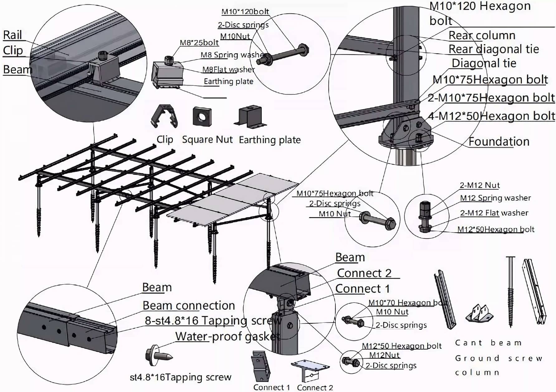 car parking steel structure design